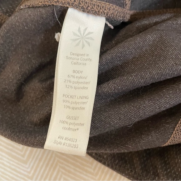 Athleta Leggings Pixie Drifter Side Pockets Zip Size Small Gently Worn H… - Picture 6 of 9